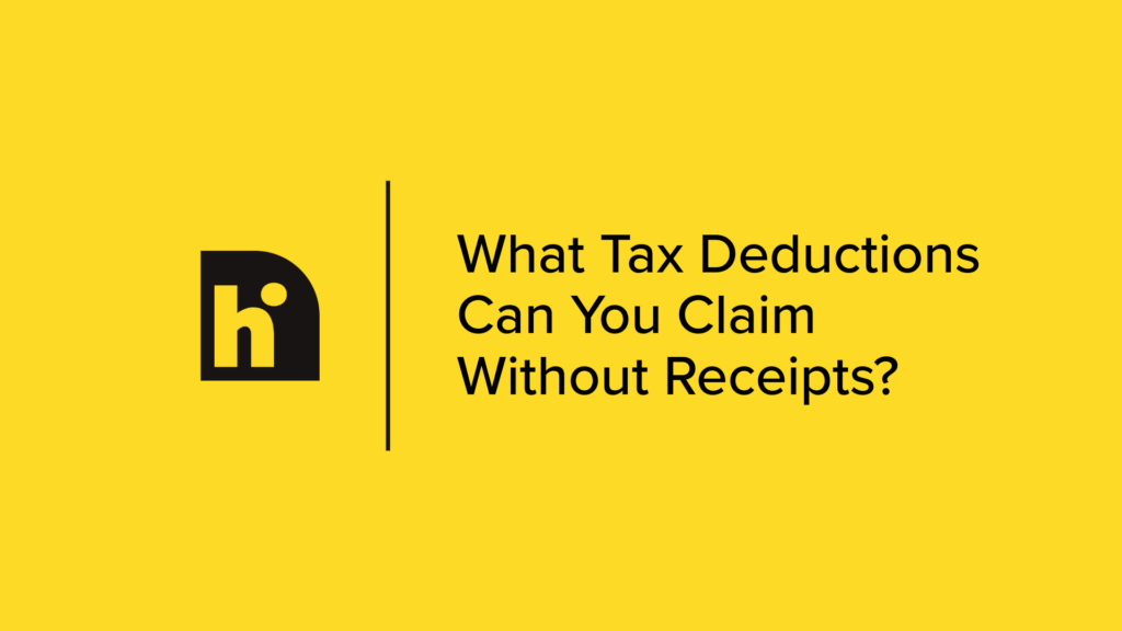 What Tax Deductions Can You Claim Without Receipts