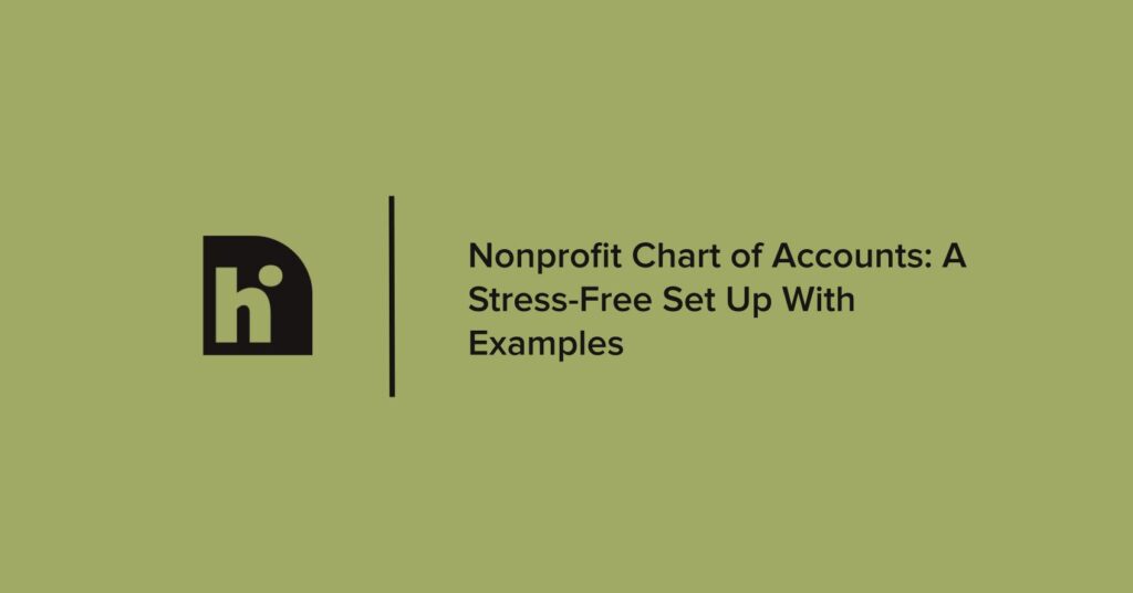 Blog title card: Nonprofit Chart of Accounts